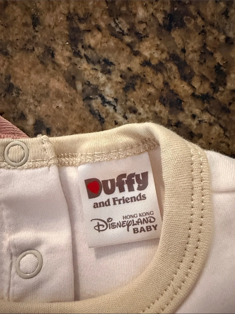 Duffy & Friends Pink Corduroy 2-piece Pinafore Overalls and onesie